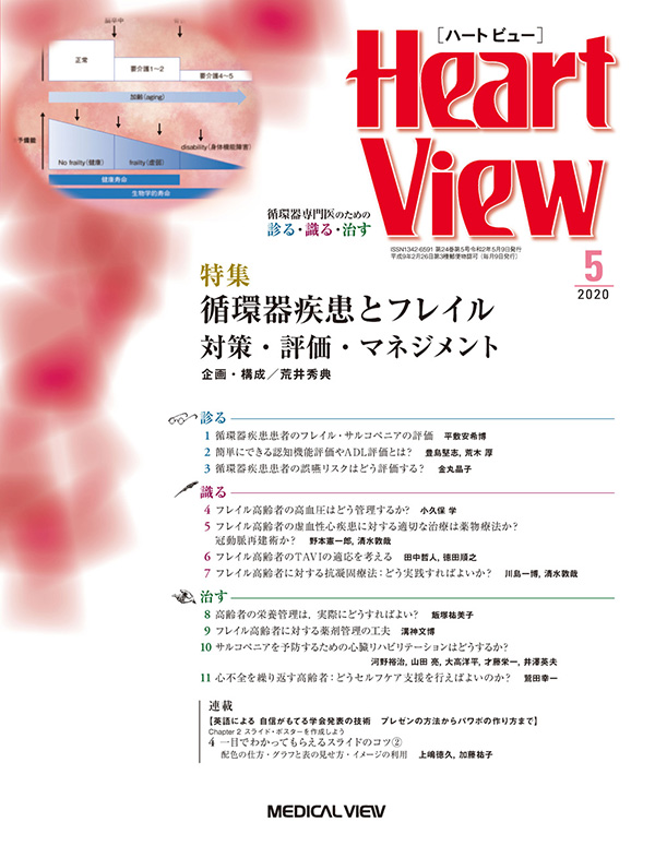 メジカルビュー社 Heart View特集一覧 Heart View 年5月号